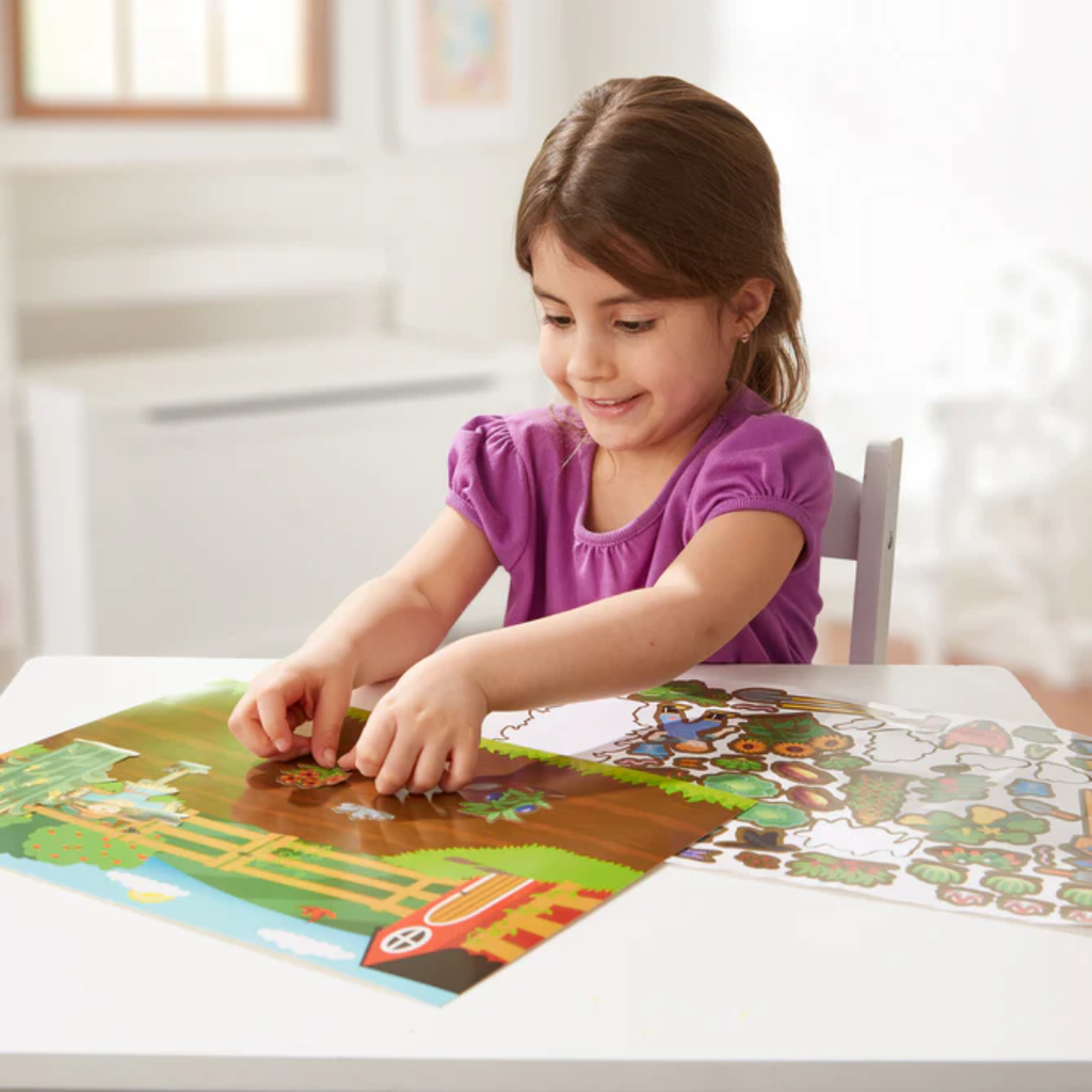 Melissa & Doug Reusable Sticker Pad Farm