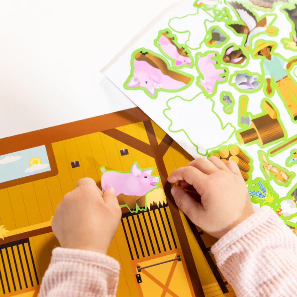 Melissa & Doug Reusable Sticker Pad Farm