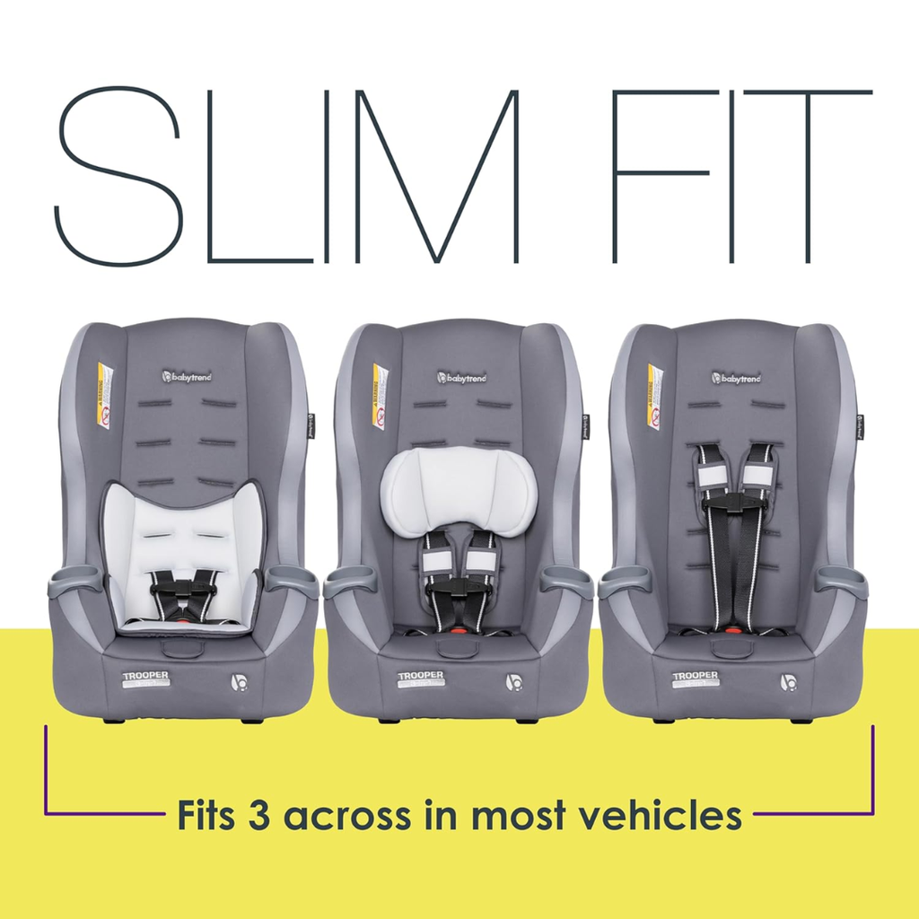 Trooper 3-in-1 Convertible Car Seat Dash Grey