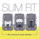 Trooper 3-in-1 Convertible Car Seat Dash Grey