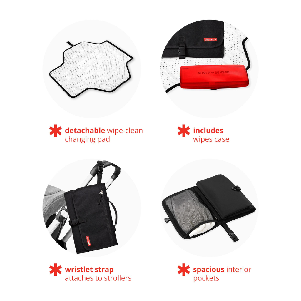 Skip Hop Envi Luxe Pronto Signature Changing Station Black