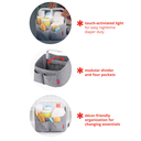 Skip Hop Light Up Diaper Caddy Oat