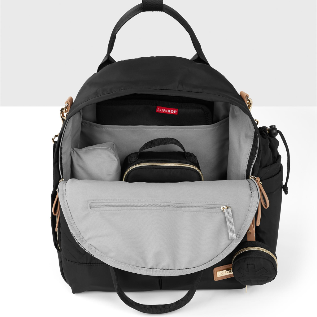 Skip Hop Suite 6 Piece Backpack Set Black