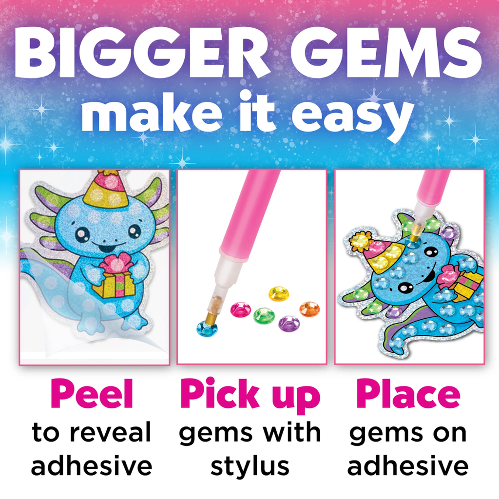 Big Gem Diamond Painting Axolotl