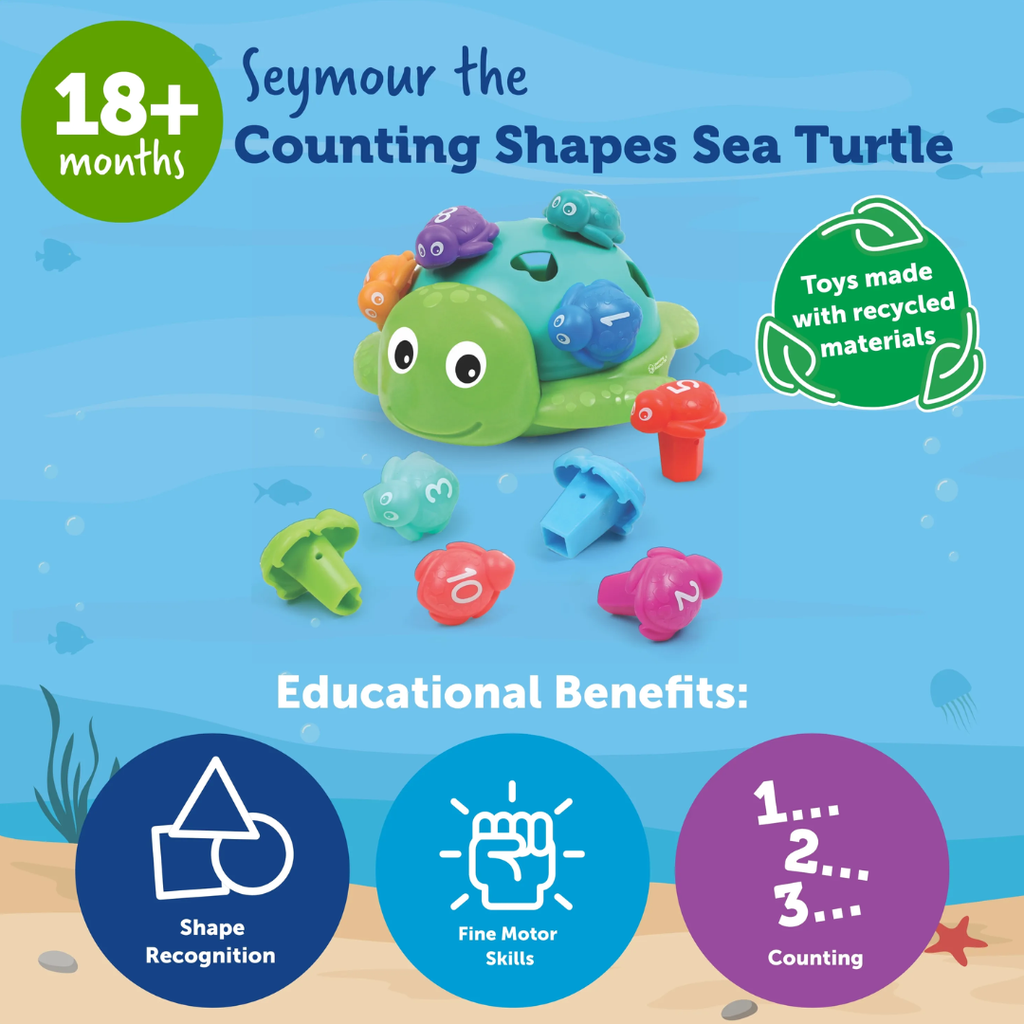 Seymour the Counting Shapes Sea Turtle