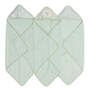 Hooded Towels 3pk Green