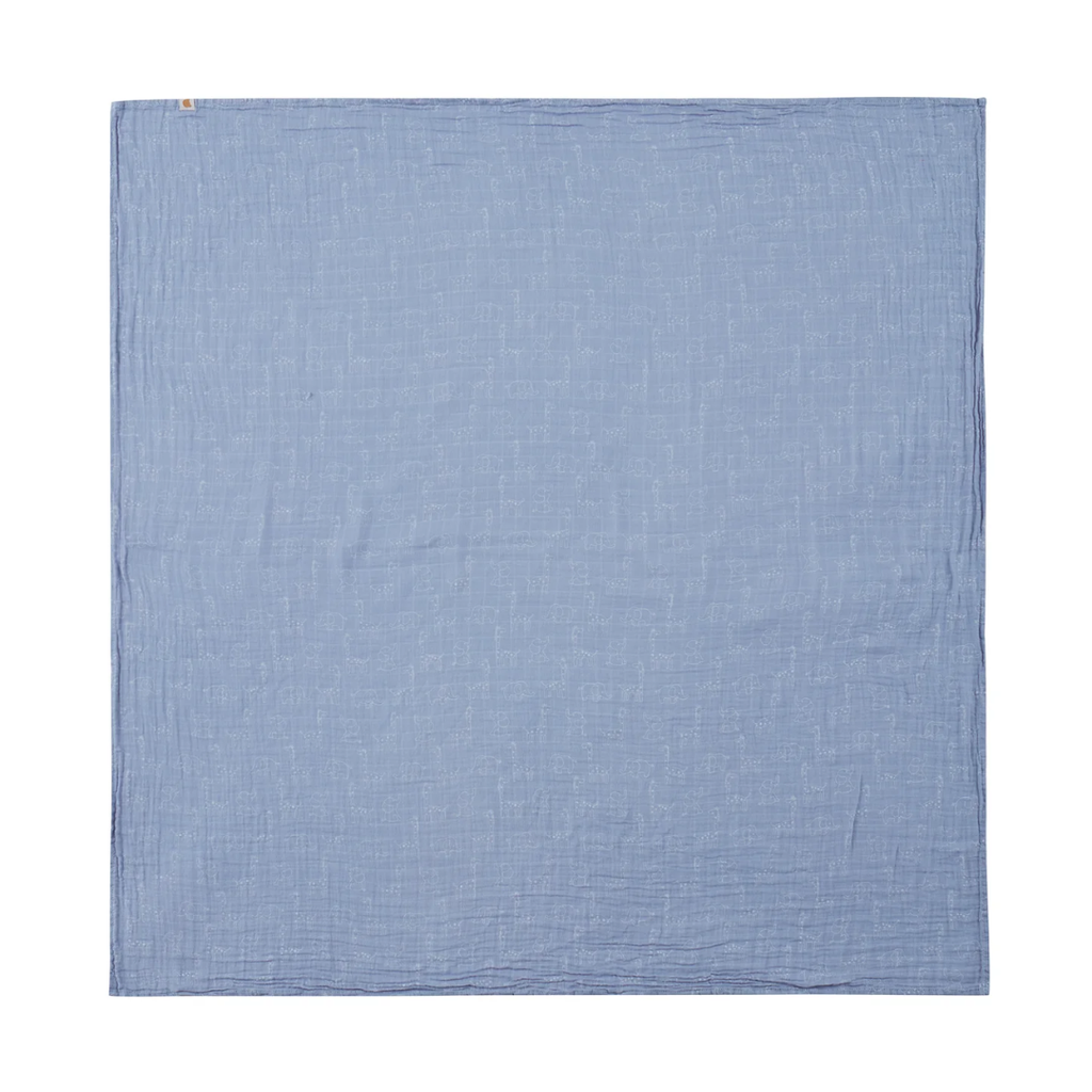 Muslin Swaddle Blue 3pk