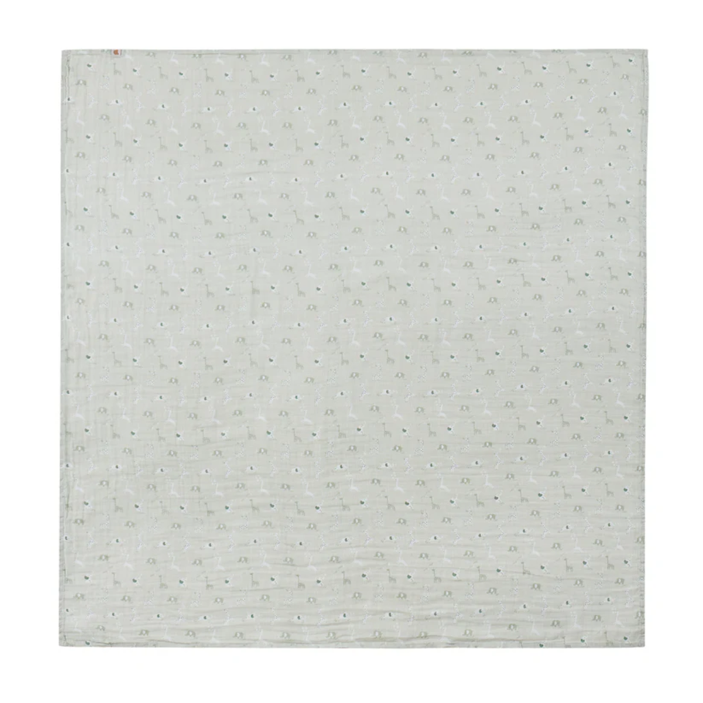 Muslin Swaddle Green 3pk