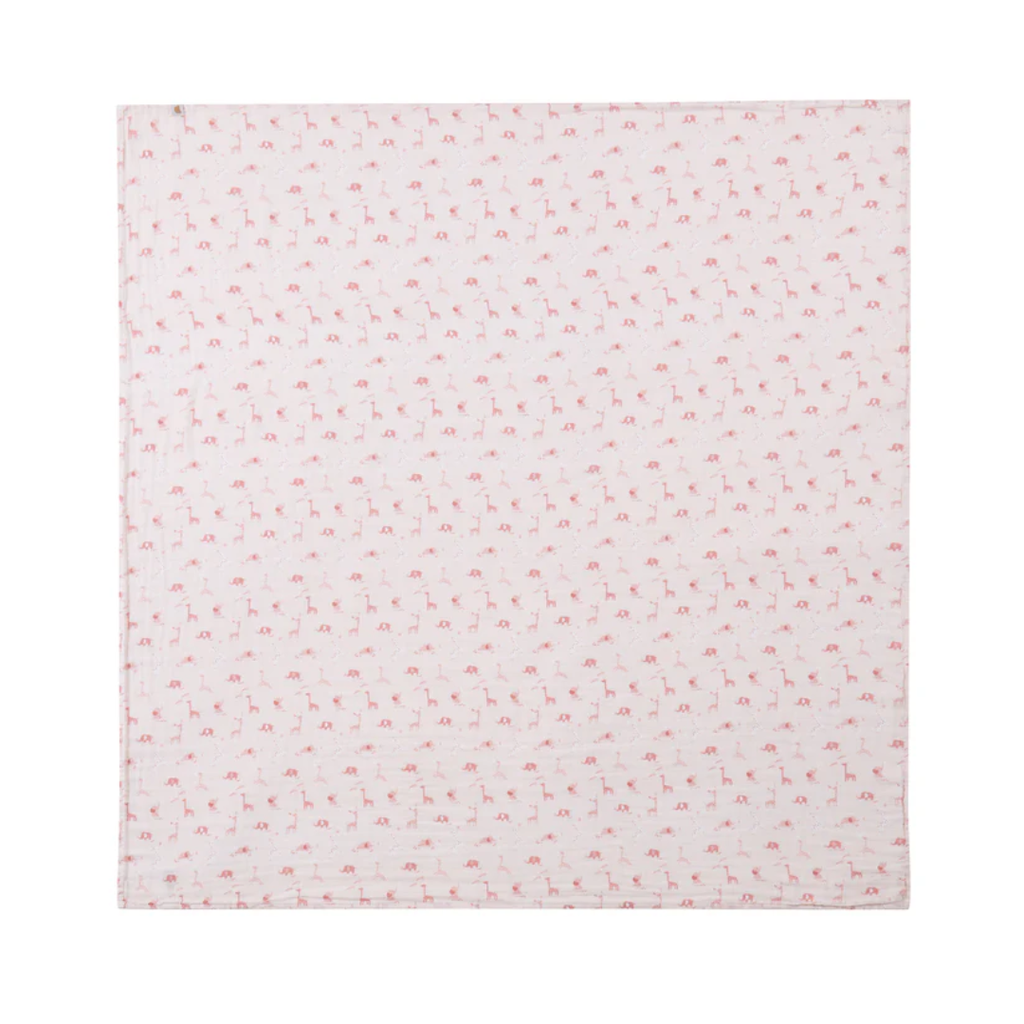 Muslin Swaddle Pink 3pk