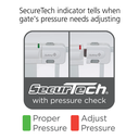 Safety 1st Easy Install Tall & Wide Gate with Wall Cups White