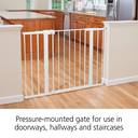 Safety 1st Easy Install Tall & Wide Gate with Wall Cups White