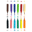 Peanuts - Double Ended Brush & Stamp Markers