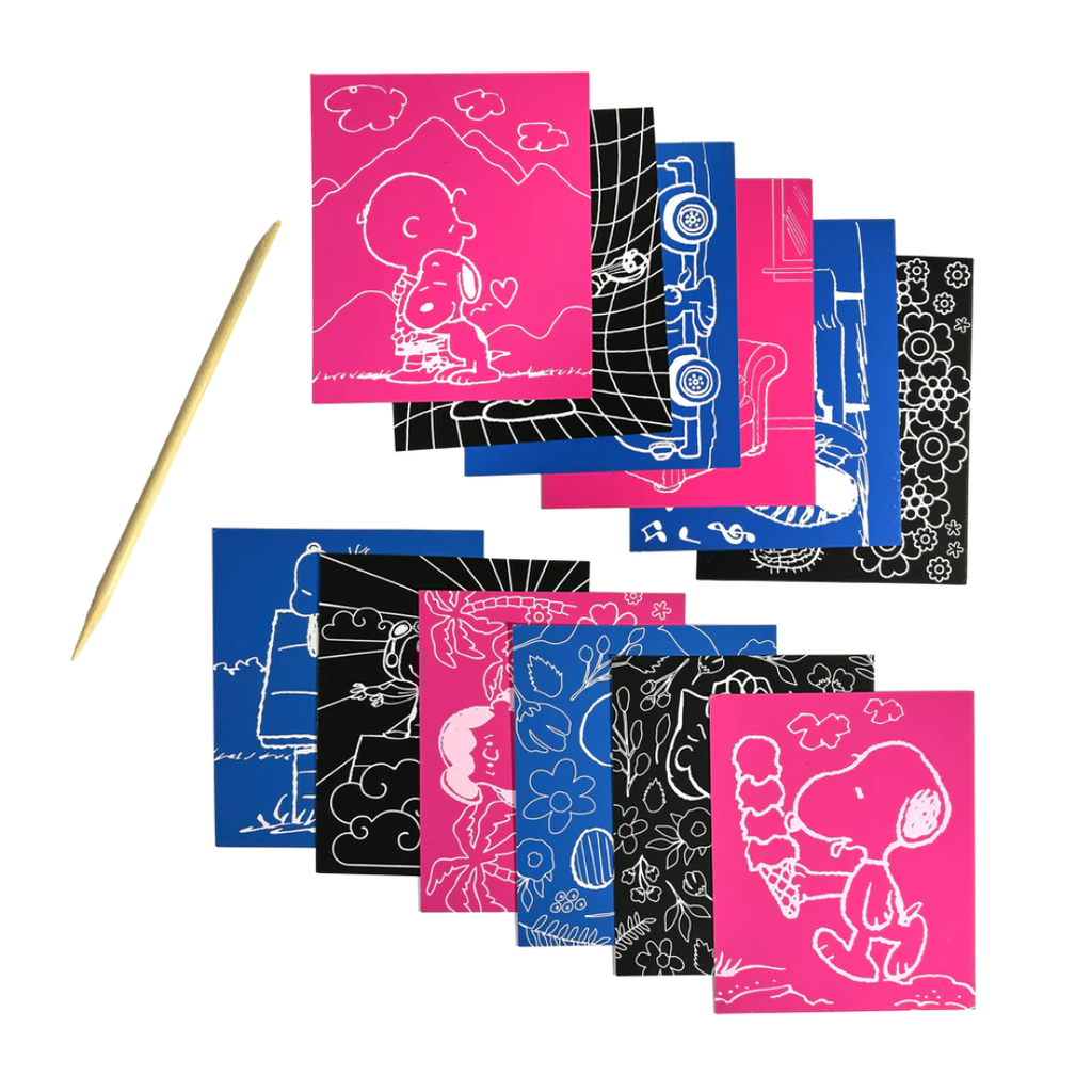 Peanuts - Scratch Art Kit
