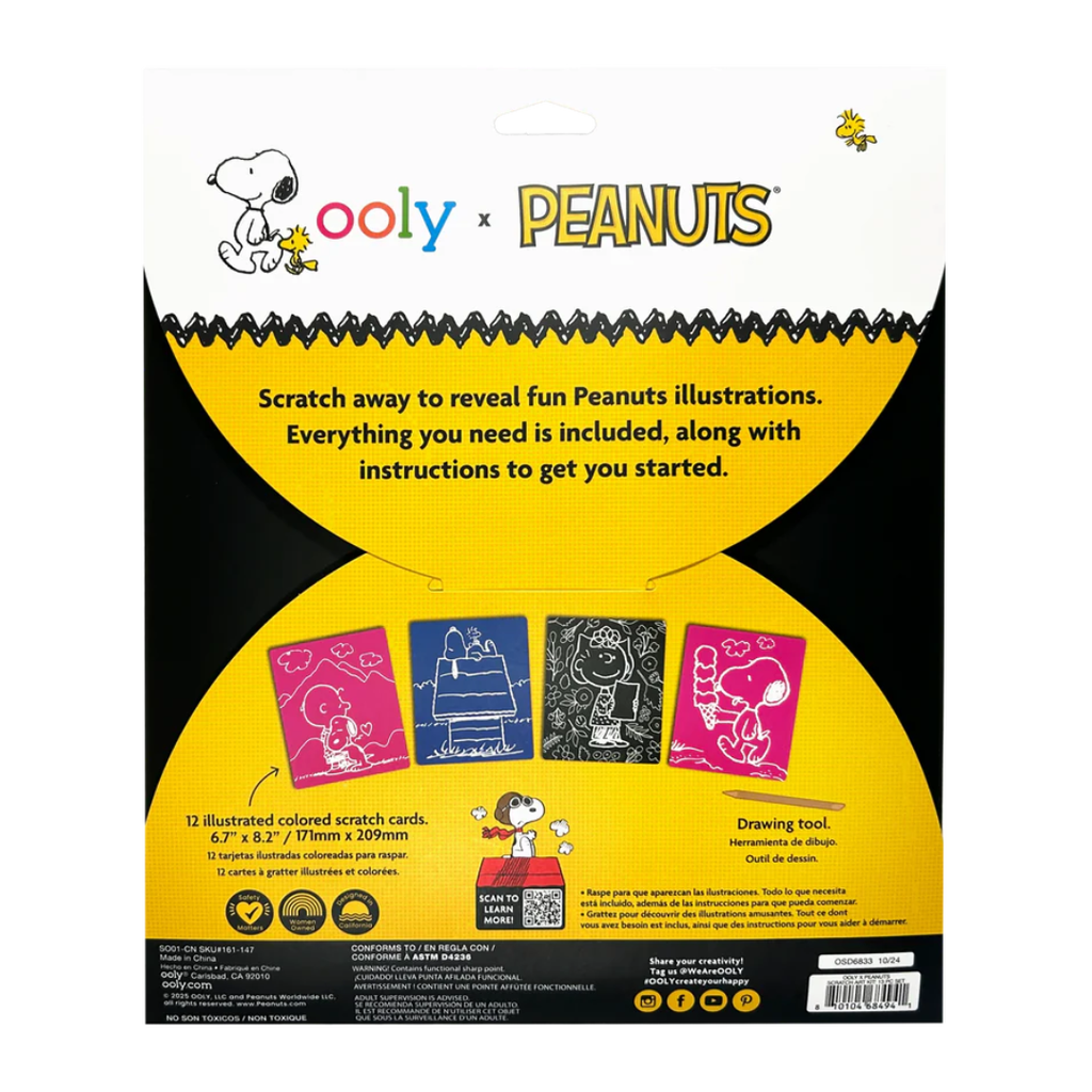 Peanuts - Scratch Art Kit