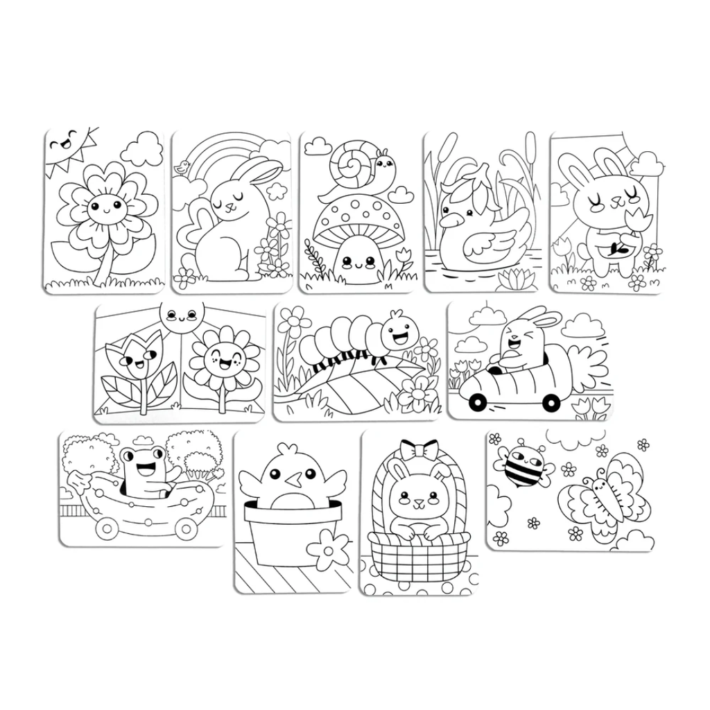 Undercover Art Coloring Activity - Garden Pals