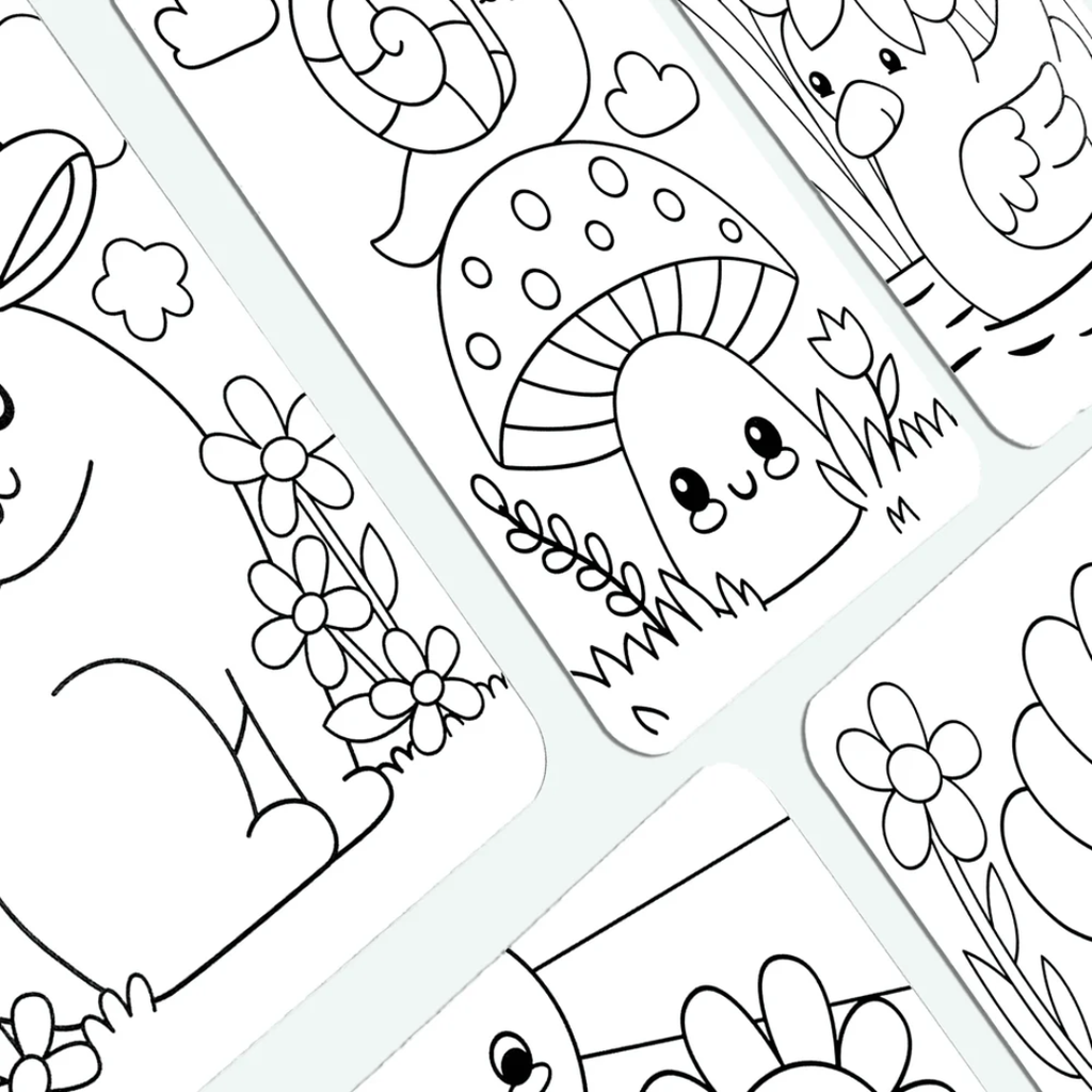 Undercover Art Coloring Activity - Garden Pals