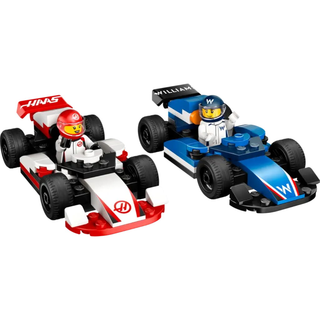 Lego City F1 Williams Racing & Haas F1 Race Cars