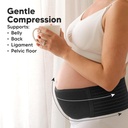 Keababies Ease Maternity Support Belt Midnight Black XL