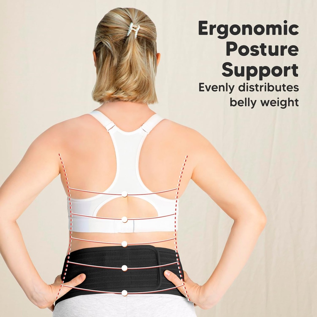 Keababies Ease Maternity Support Belt Midnight Black XL