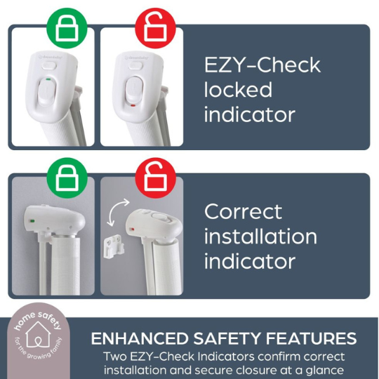 Retrac Glide-n-Hide Gate White