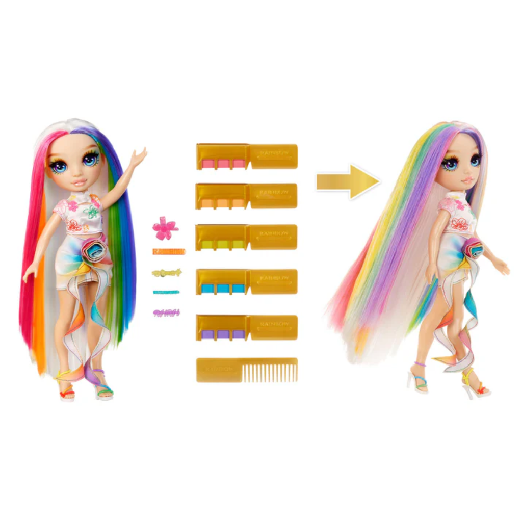 Rainbow High Hair Chalk & Style Doll- Amaya