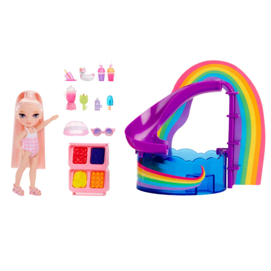Rainbow High Little Pool Day with Blush Playset