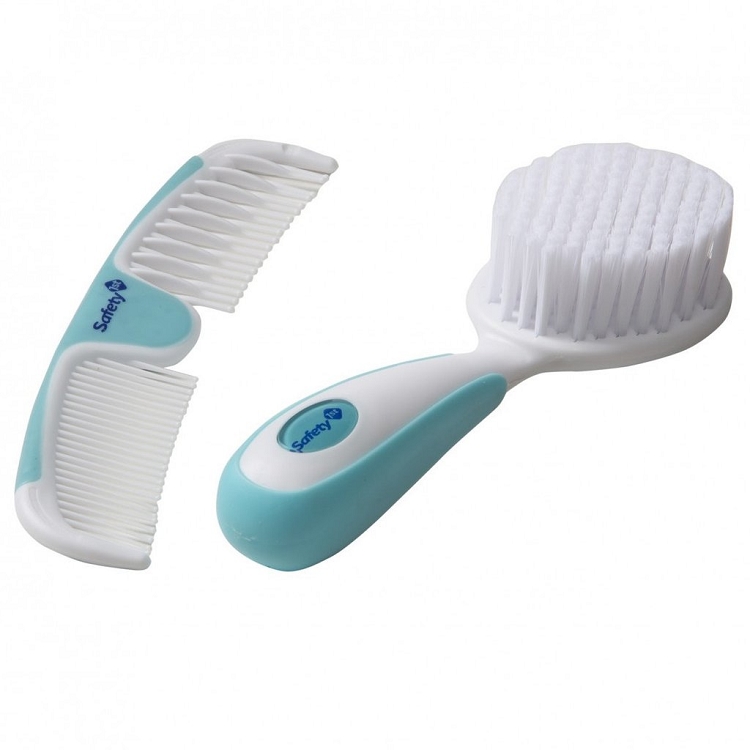 Easy Grip Brush & Comb Set Blue