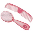 Easy Grip Brush & Comb Set Pink