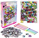 Color by Number Puzzle - Throw Kindness