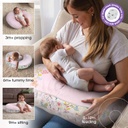 Boppy Luxe Pillow Pink Sweet Safari