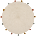Harlequin Pompom Floor Mat