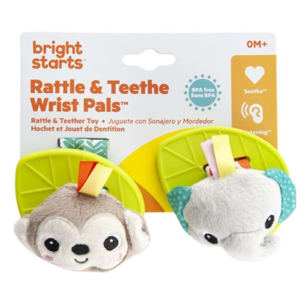 Rattle & Teethe Wrist Pals