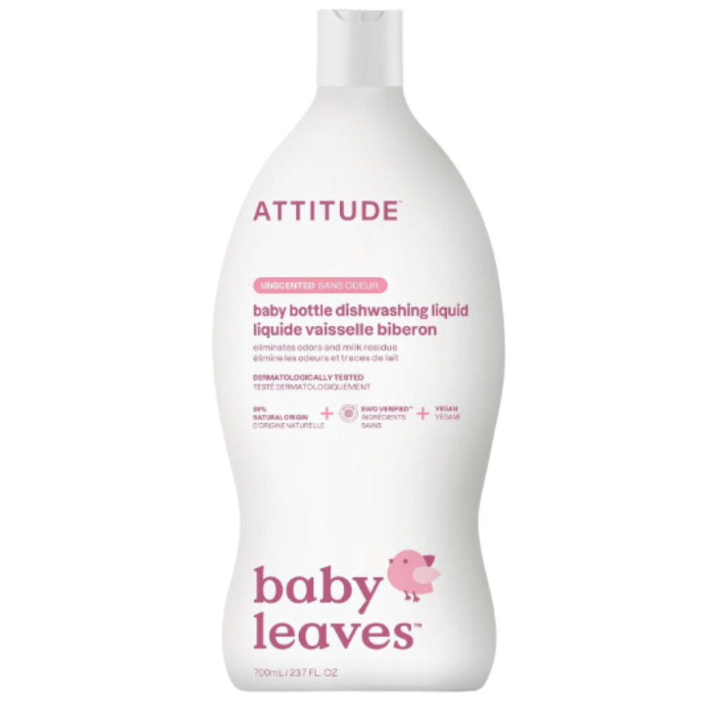 Attitude Baby Bottle & Dishwashing Liquid Unscented 23oz