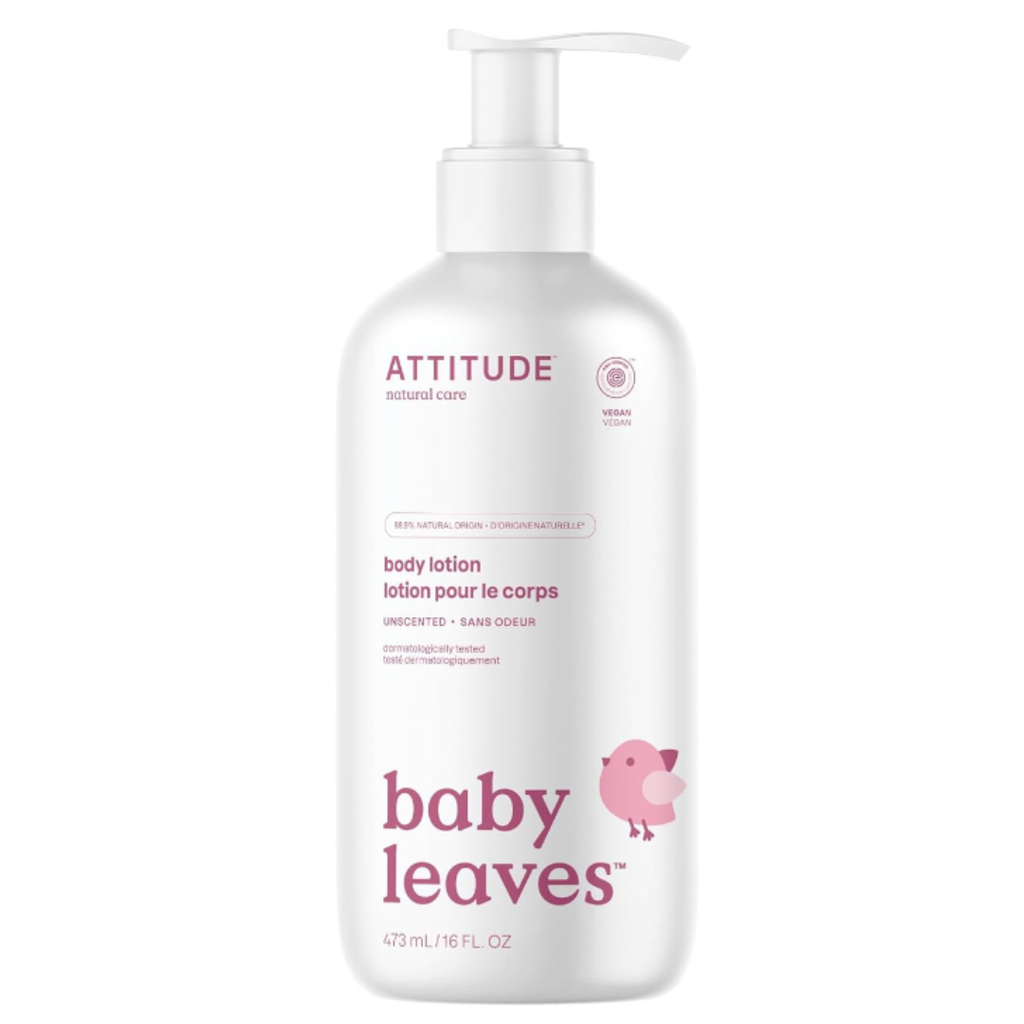 Attitude Baby Leaves Body Lotion Unscented 16oz