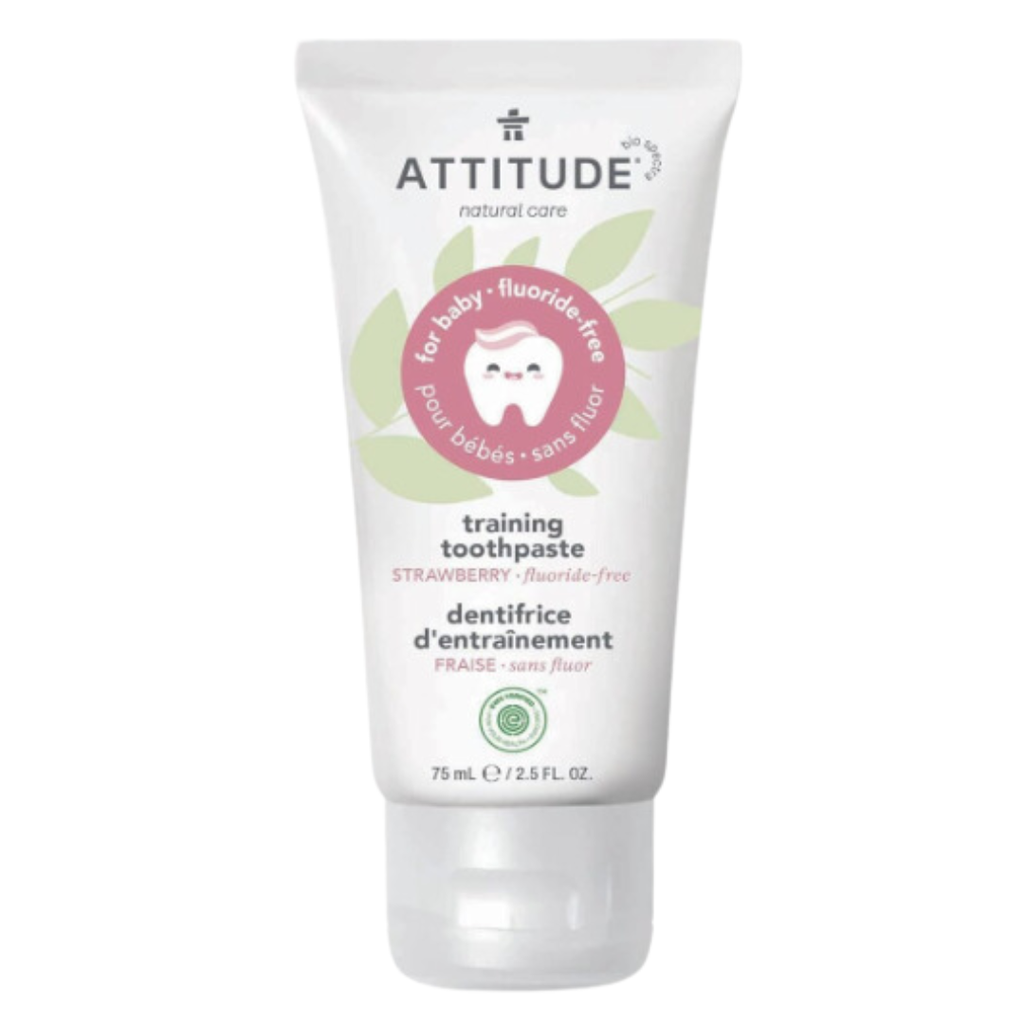 Attitude Fluoride Free Training Toothpaste Strawberry 2.5oz