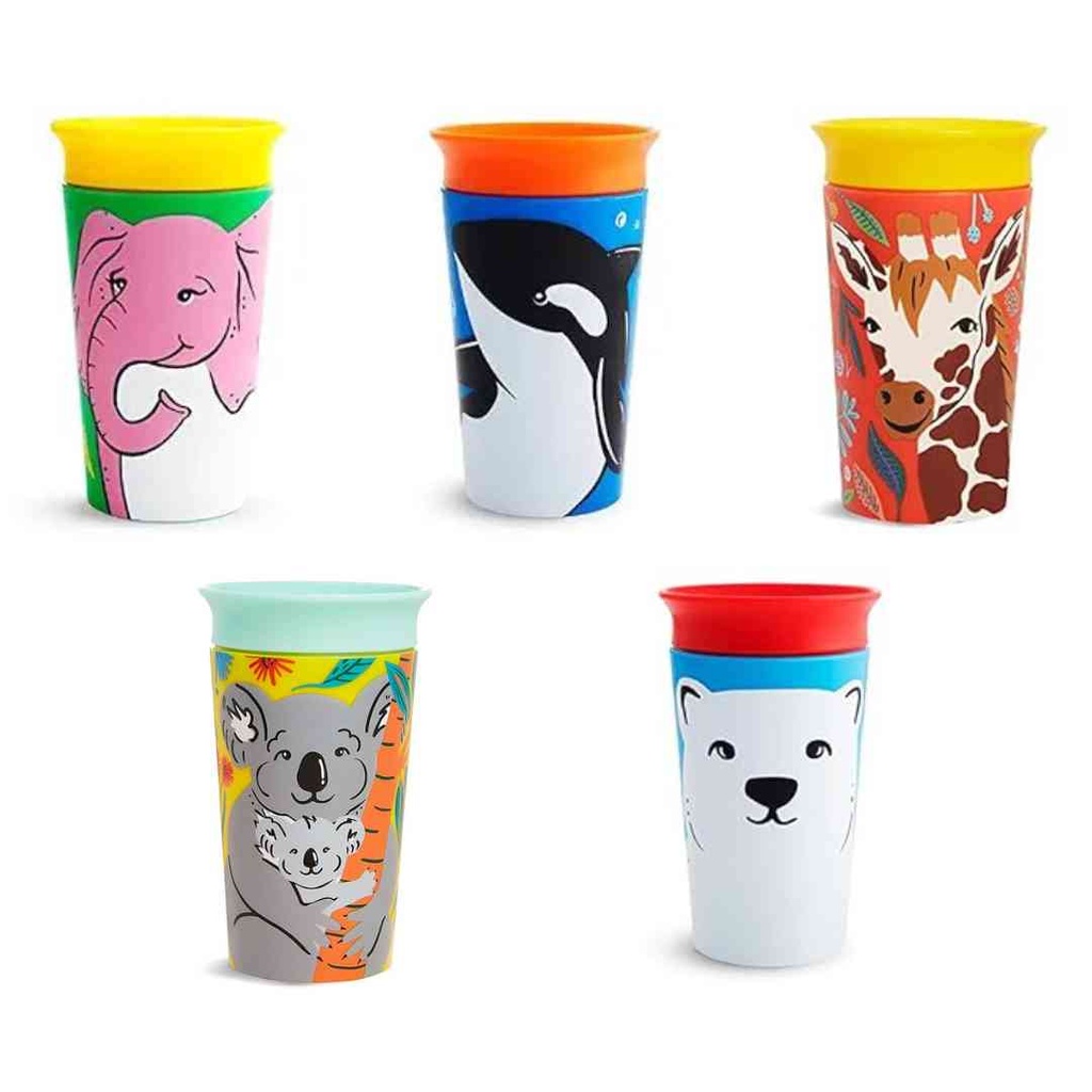 Munchkin Miracle 360 Sippy Cup WildLove 9oz 1pc Assorted