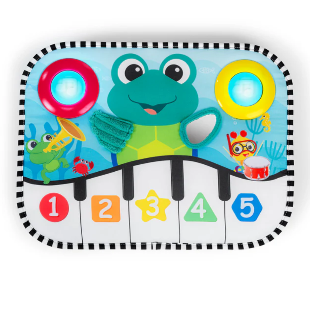 Baby Einstein Ocean Explorers Neptune's Kick & Explore Musical Kick Pad & Crib Toy