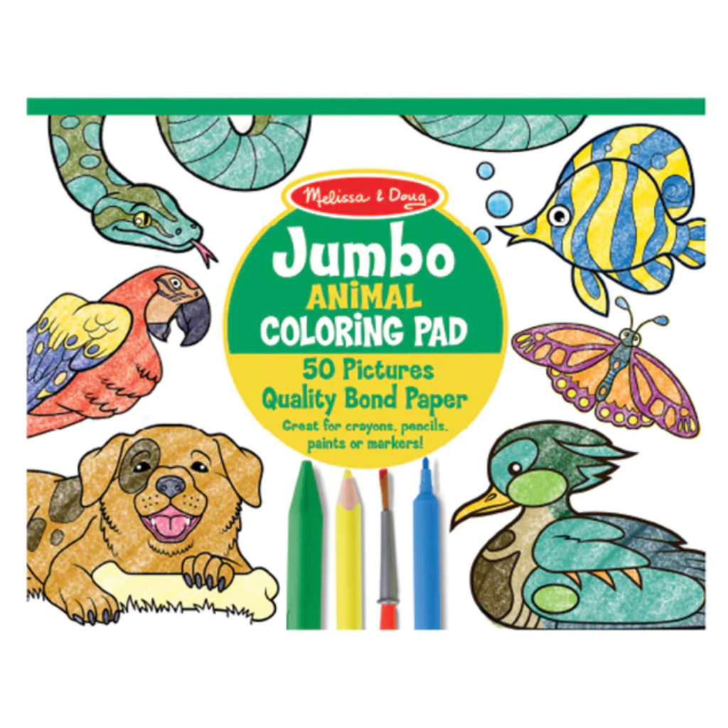 Melissa & Doug Jumbo Coloring Pad Animals