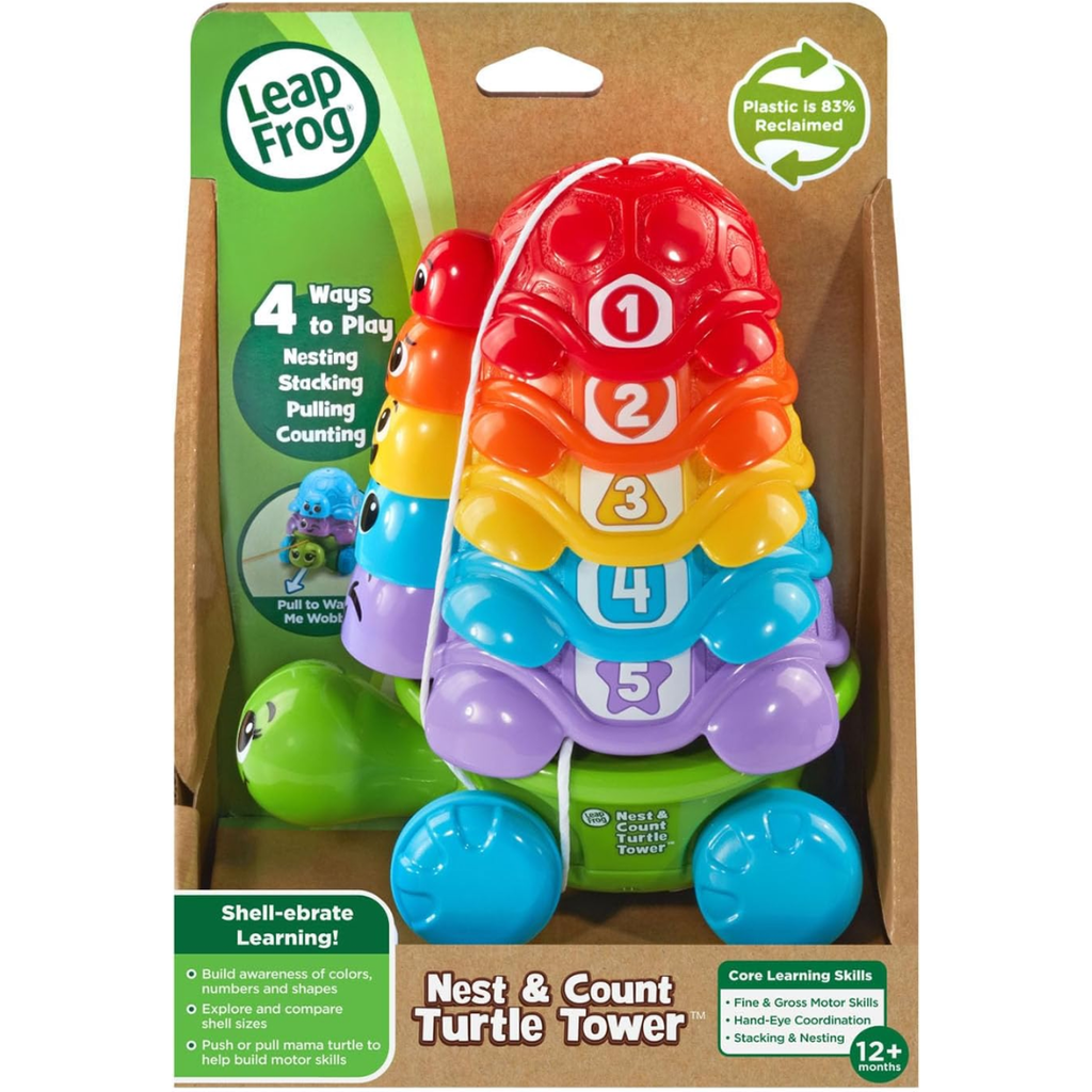 LeapFrog Nest & Count Turtle Tower
