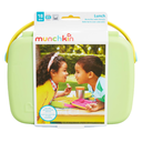 Munchkin Lunch Bento Box With Stainless Steel Utensils Green