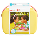 Munchkin Bento Box With Stainless Steel Utensils Yellow
