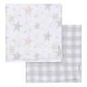 Gerber Muslin Blankets Celestial 2pk