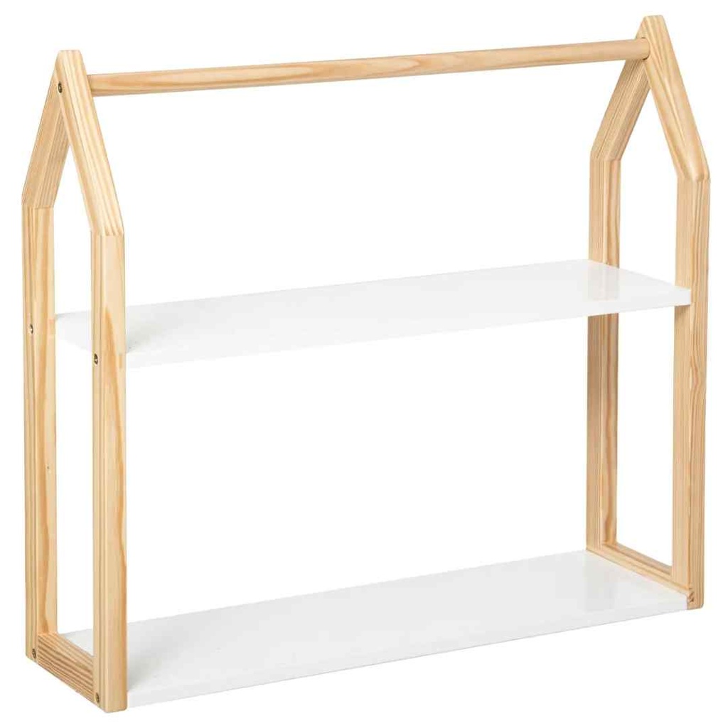 House Shelf White Natural