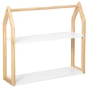 House Shelf White Natural
