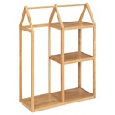 House Clothes Rack and Shelf Natural