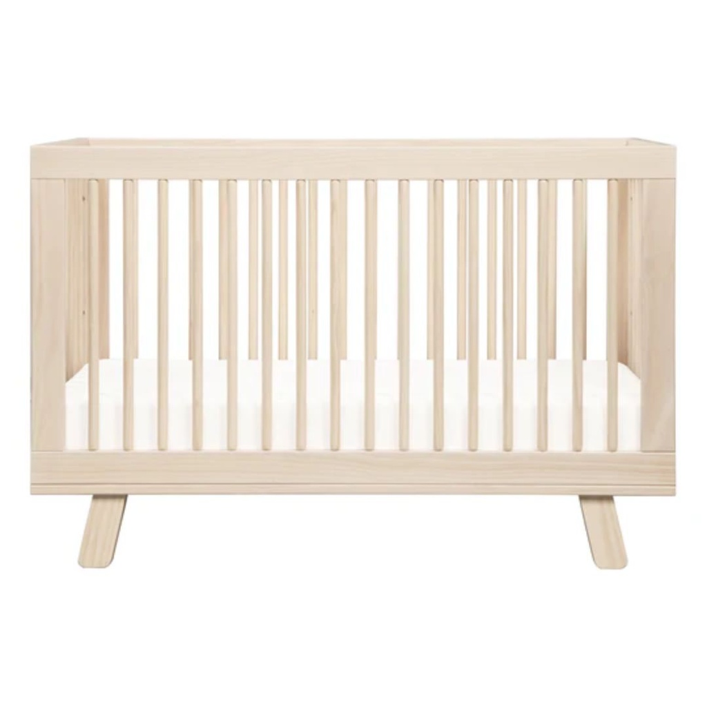 Babyletto Hudson 3-in-1 Convertible Crib With Toddler Bed Conversion Kit Washed Natural