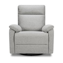 Davinci Suzy Swivel Recliner Frost Grey