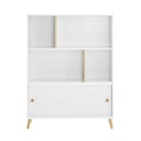 Essex Bookcase White Natural
