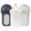 Nursh Bottle Grey 8oz 3pk