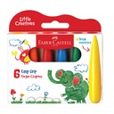Little Creatives Easy Grip Crayons 6pk